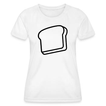 Toast - Frauen Funktions-T-Shirt - Weiß - Vorne - AI Model Female 172 dark (172cm)