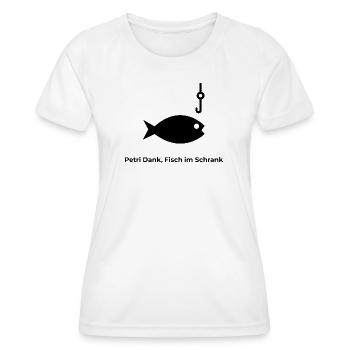 Pedri Dank - Frauen Funktions-T-Shirt - Weiß - Vorne - AI Model Female 172 dark (172cm)