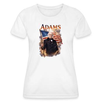 Historische Patriotik-Sturmfigur - Frauen Funktions-T-Shirt - Weiß - Vorne - AI Model Female 172 dark (172cm)