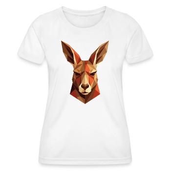 Kangourous Australie Outback Wild Mignons Kangourous - T-shirt sport Femme - blanc - Devant - AI Model Female 172 dark (172cm)