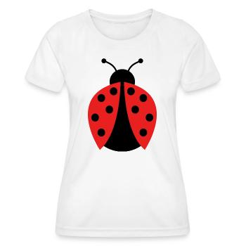 ladybug - Women's Functional T-Shirt - white - Front - AI Model Female 172 dark (172cm)
