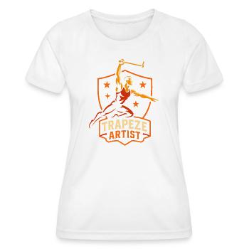 Trapèziste de cirque, cirque pour enfants drôle - T-shirt sport Femme - blanc - Devant - AI Model Female 172 dark (172cm)