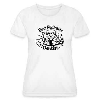 Bester Kinderzahnarzt - Frauen Funktions-T-Shirt - Weiß - Vorne - AI Model Female 172 dark (172cm)