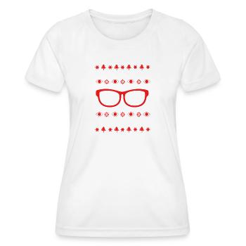 Optician Ophthalmologist - Women's Functional T-Shirt - white - Front - AI Model Female 172 dark (172cm)