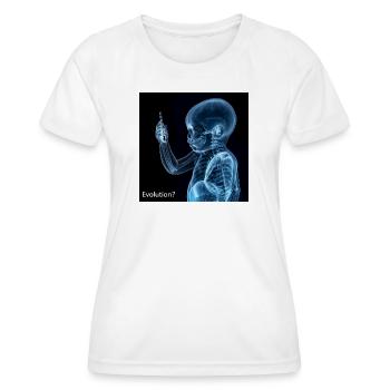 Entwicklung des Smartphones - Frauen Funktions-T-Shirt - Weiß - Vorne - AI Model Female 172 dark (172cm)
