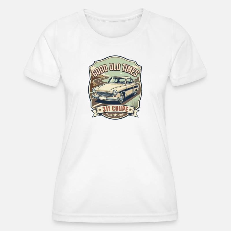 Wartburg 311 Coupe - Women's Functional T-Shirt - white