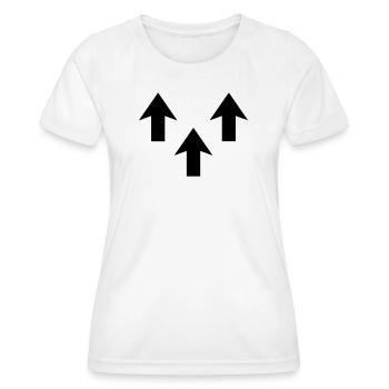 Arrows - Women's Functional T-Shirt - white - Front - AI Model Female 172 dark (172cm)