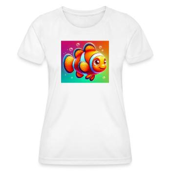 Clownfish - Women's Functional T-Shirt - white - Front - AI Model Female 172 dark (172cm)