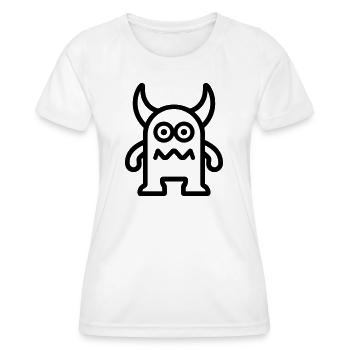 monster - Women's Functional T-Shirt - white - Front - AI Model Female 172 dark (172cm)