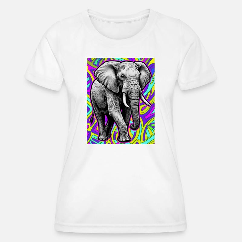 elephant - Women's Functional T-Shirt - white