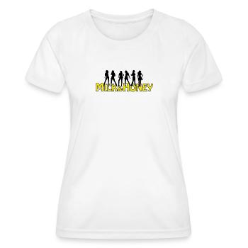 MILK & HONEY - Frauen Funktions-T-Shirt - Weiß - Vorne - AI Model Female 172 dark (172cm)