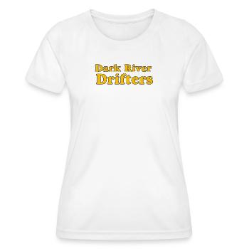 Dunkle Flussdrifter - Frauen Funktions-T-Shirt - Weiß - Vorne - AI Model Female 172 dark (172cm)