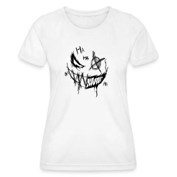 Sourire de ruine - T-shirt sport Femme - blanc - Devant - AI Model Female 172 dark (172cm)