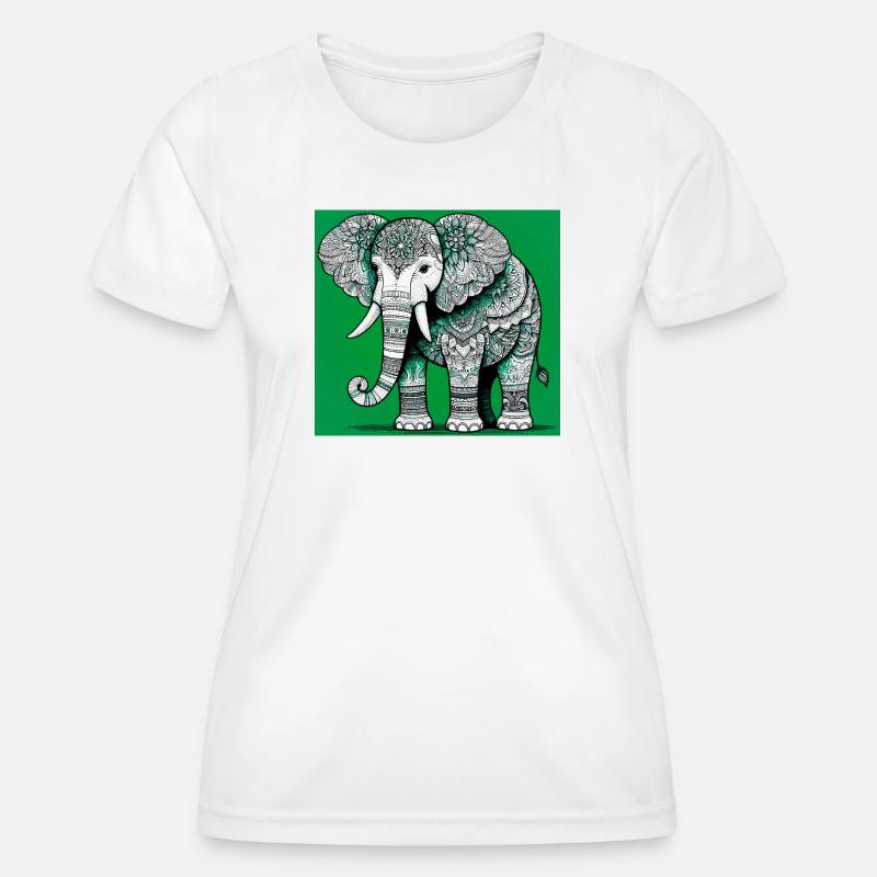 elephant - Women's Functional T-Shirt - white