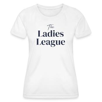 The Ladies League - Frauen Funktions-T-Shirt - Weiß - Vorne - AI Model Female 172 dark (172cm)