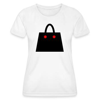 Sac à main - T-shirt sport Femme - blanc - Devant - AI Model Female 172 dark (172cm)