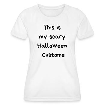 Halloween Costume - Women's Functional T-Shirt - white - Front - AI Model Female 172 dark (172cm)