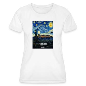 Hanau Germany Starry Night - Women's Functional T-Shirt - white - Front - AI Model Female 172 dark (172cm)