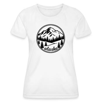 Alaska - T-shirt sport Femme - blanc - Devant - AI Model Female 172 dark (172cm)