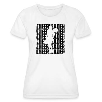 Cheerleader - Frauen Funktions-T-Shirt - Weiß - Vorne - AI Model Female 172 dark (172cm)
