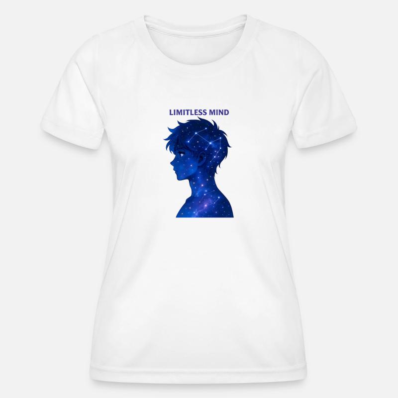 Boundless Spirit Nebula - Women's Functional T-Shirt - white