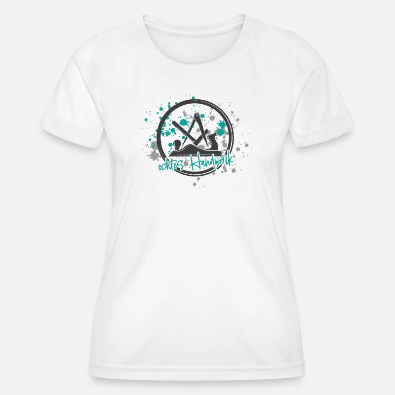 Schreiner Stolz grey-mint-small - Women's Functional T-Shirt - white