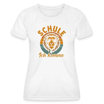 Maternelle Première année Élève Lion Maternelle - T-shirt sport Femme - blanc - Devant - AI Model Female 172 dark (172cm)
