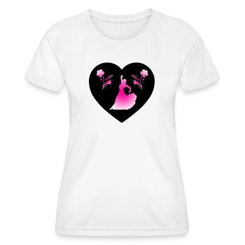 Danser - T-shirt sport Femme - blanc - Devant - AI Model Female 172 dark (172cm)