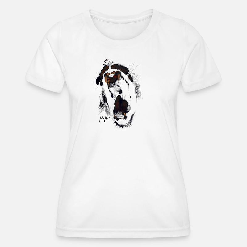 lion - Women's Functional T-Shirt - white