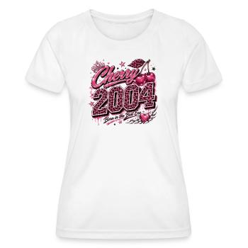 Cherry 2004 Style Léopard - T-shirt sport Femme - blanc - Devant - AI Model Female 172 dark (172cm)