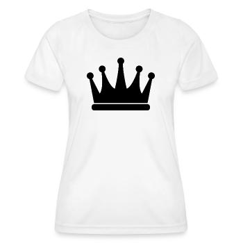 Couronne - T-shirt sport Femme - blanc - Devant - AI Model Female 172 dark (172cm)