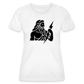 Zeus - Women's Functional T-Shirt - white - Front - AI Model Female 172 dark (172cm)