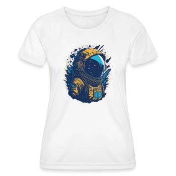 Star Astronaut en orbite - T-shirt sport Femme - blanc - Devant - AI Model Female 172 dark (172cm)