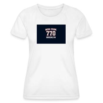 NY 770 Brooklyn - Frauen Funktions-T-Shirt - Weiß - Vorne - AI Model Female 172 dark (172cm)