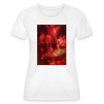 Feu rouge, néon bruyant - T-shirt sport Femme - blanc - Devant - AI Model Female 172 dark (172cm)