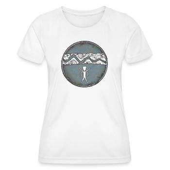 Maori Design - T-shirt sport Femme - blanc - Devant - AI Model Female 172 dark (172cm)