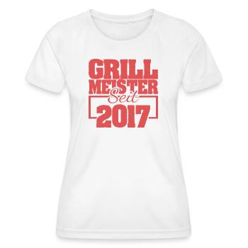 2017 - Women's Functional T-Shirt - white - Front - AI Model Female 172 dark (172cm)