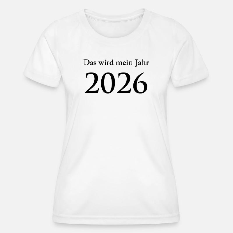 2026 - Women's Functional T-Shirt - white