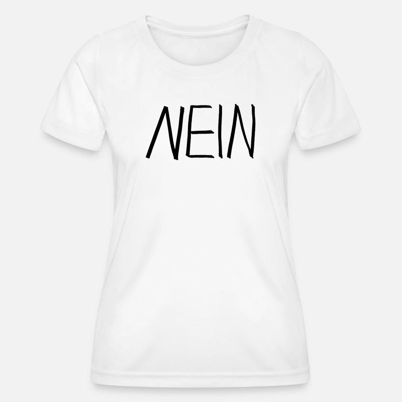 No - Women's Functional T-Shirt - white