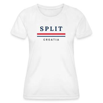 Split City Croatia - Women's Functional T-Shirt - white - Front - AI Model Female 172 dark (172cm)