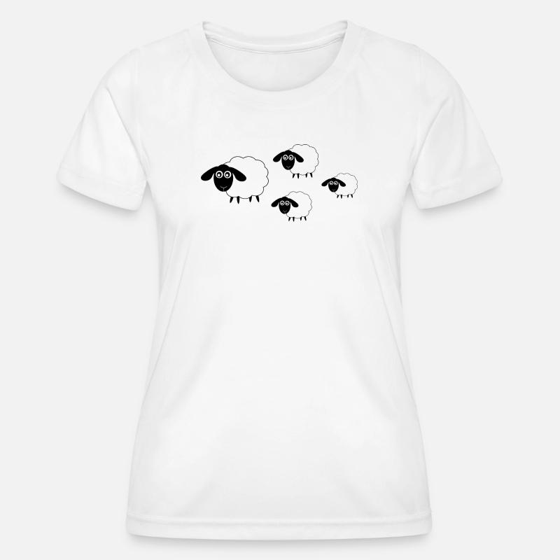 Sheep Sheep Lamb - Women's Functional T-Shirt - white