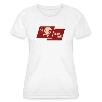 Lenin lebt - Frauen Funktions-T-Shirt - Weiß - Vorne - AI Model Female 172 dark (172cm)