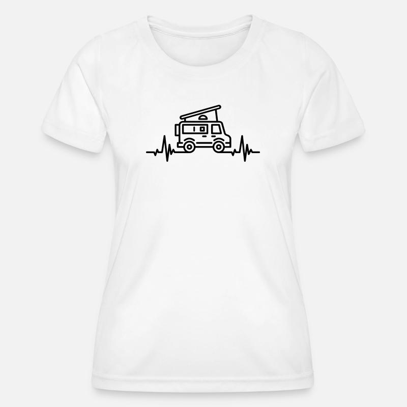 Van Heartbeat - Women's Functional T-Shirt - white