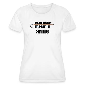 Armed Grandpa - Women's Functional T-Shirt - white - Front - AI Model Female 172 dark (172cm)