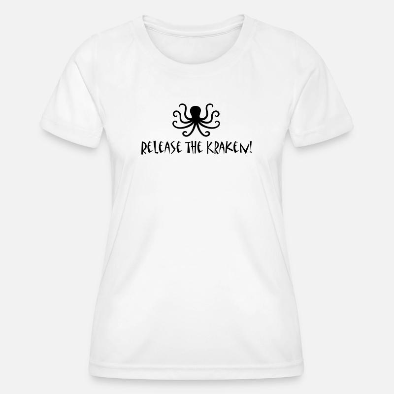 Release the Kraken - Women's Functional T-Shirt - white