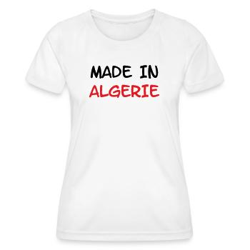 Made in Algeria - Women's Functional T-Shirt - white - Front - AI Model Female 172 dark (172cm)