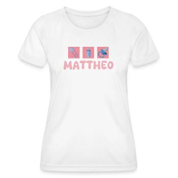 Baby Mattheo - Frauen Funktions-T-Shirt - Weiß - Vorne - AI Model Female 172 dark (172cm)