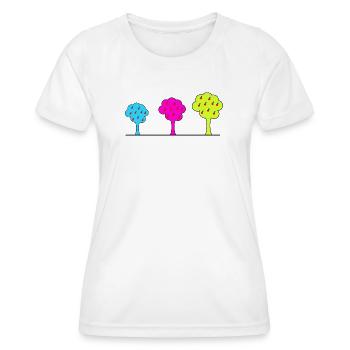 anniversary. Anniversary Decade. humor. funny - Women's Functional T-Shirt - white - Front - AI Model Female 172 dark (172cm)