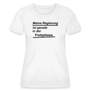phase de défi - T-shirt sport Femme - blanc - Devant - AI Model Female 172 dark (172cm)