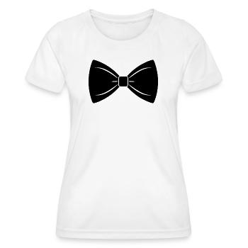 Fliege - Frauen Funktions-T-Shirt - Weiß - Vorne - AI Model Female 172 dark (172cm)